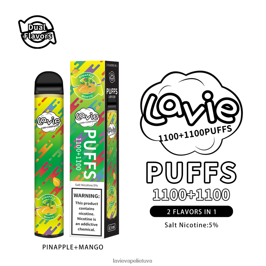 N226RV296 Lavie Vape Reddit | ananasas/mangas LAVIE BAR Switch 2200 įkvėpimų