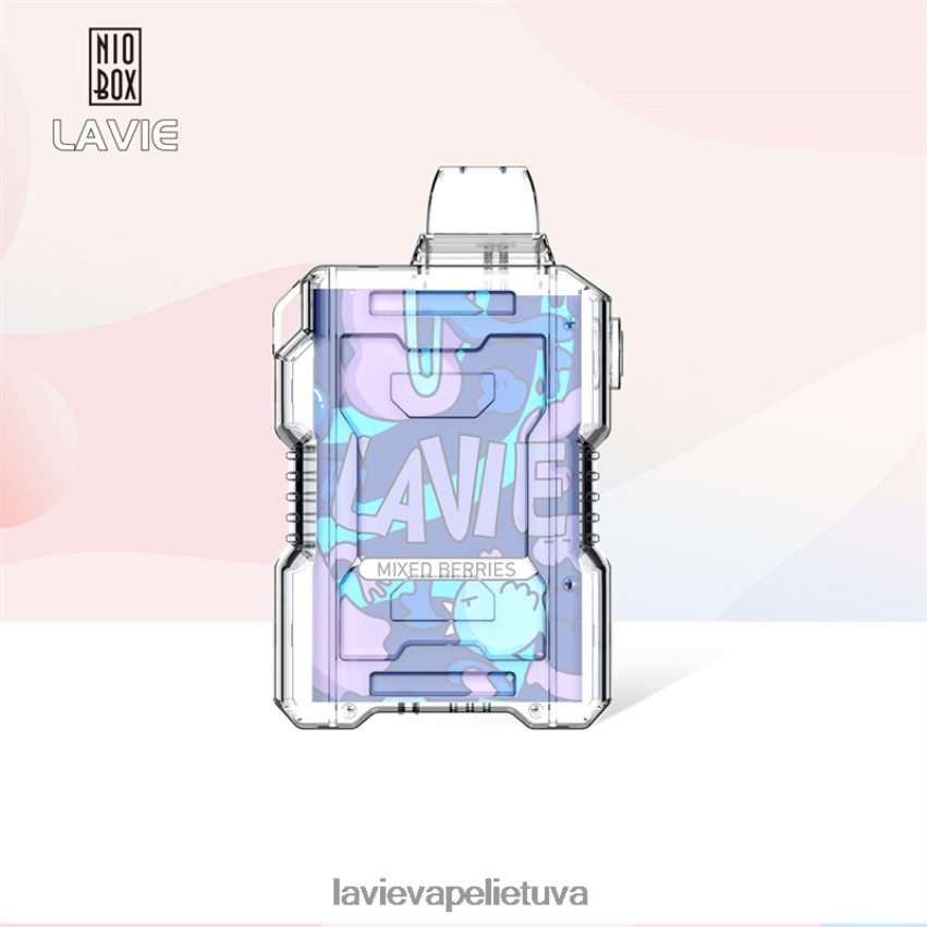 N226RV197 Lavie Vape Review | mišrios uogos LAVIE NIO BOX 9000 išpūtimų